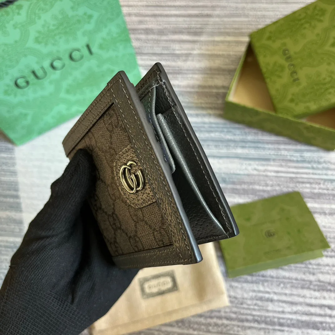 Gucci Ophidia Wallet Supreme Canvas Grey / - Image 4