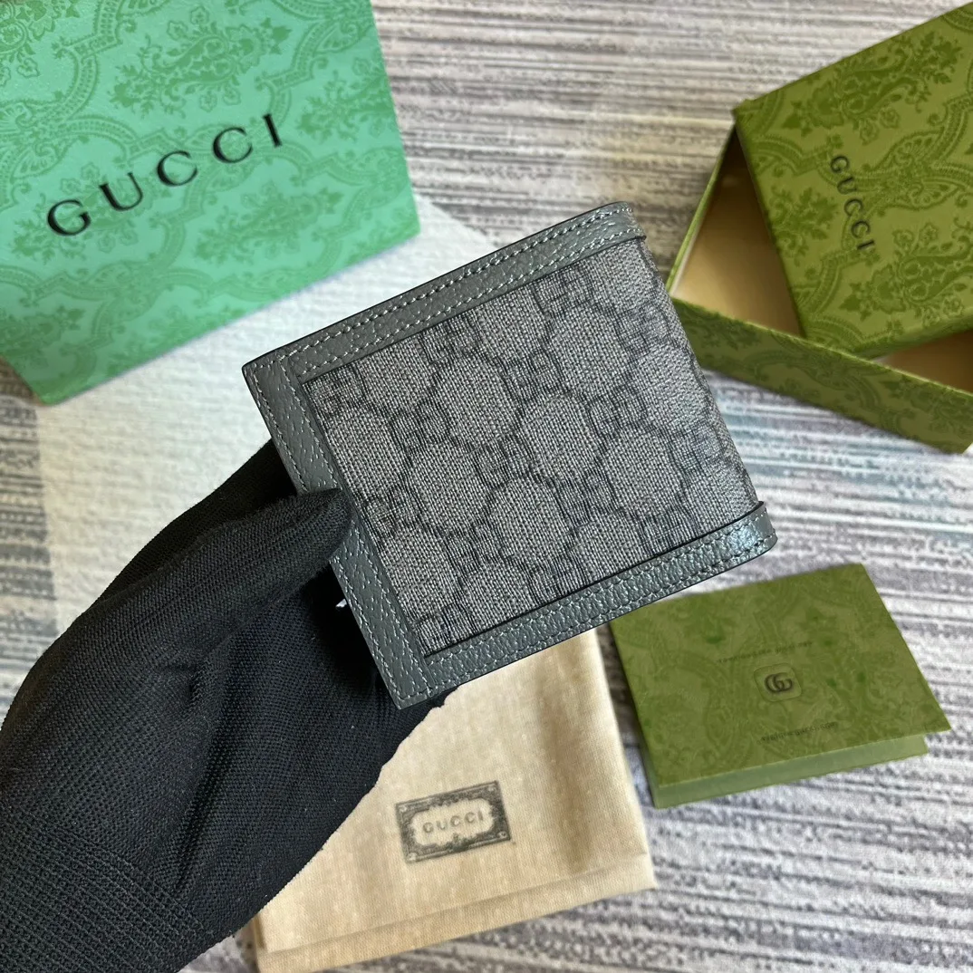 Gucci Ophidia Wallet Supreme Canvas Grey / - Image 3