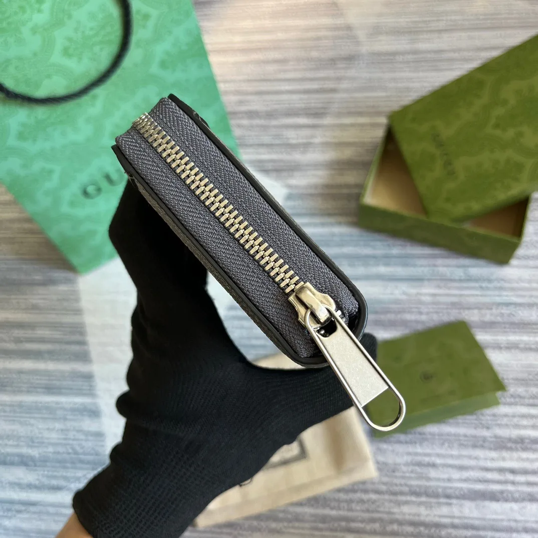 Gucci Ophidia Zip Around Wallet Supreme Canvas Grey / - Image 4