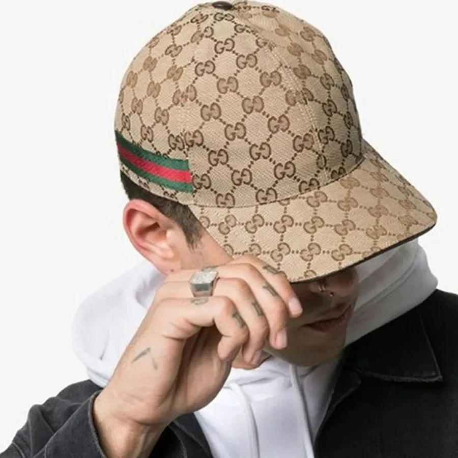 Alternative view of Gucci Original GG Canvas Baseball Hat With Web Beige GG