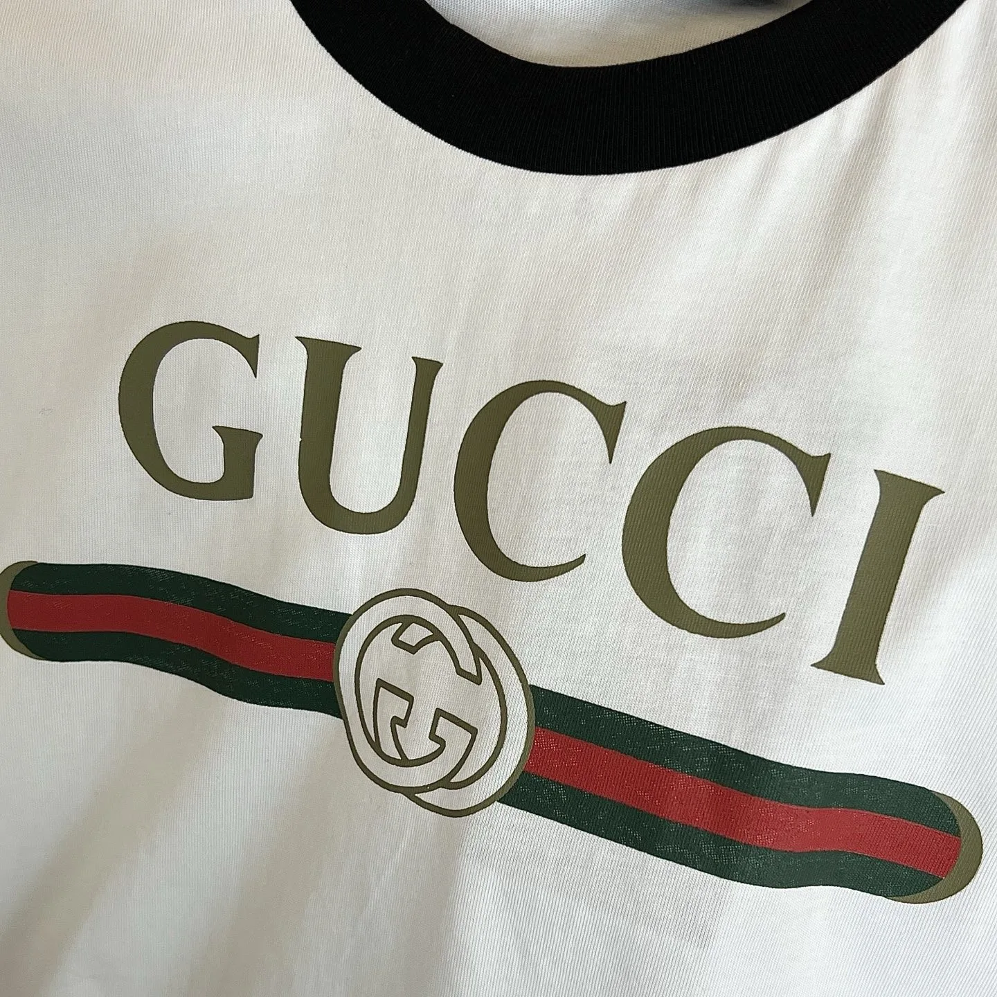 Gucci Print T-Shirt White - Image 6