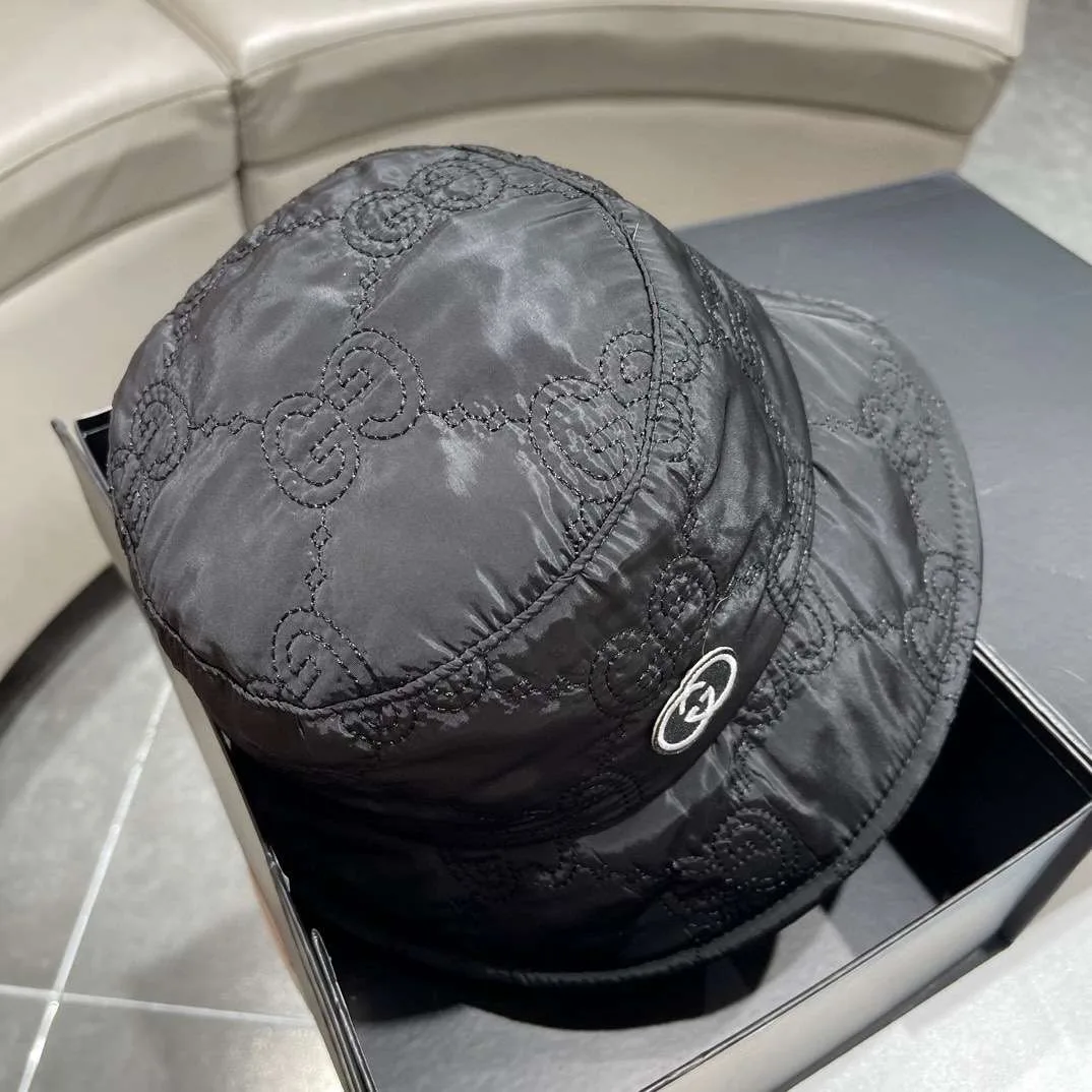 Gucci Quilted Bucket Hat Black - Image 8