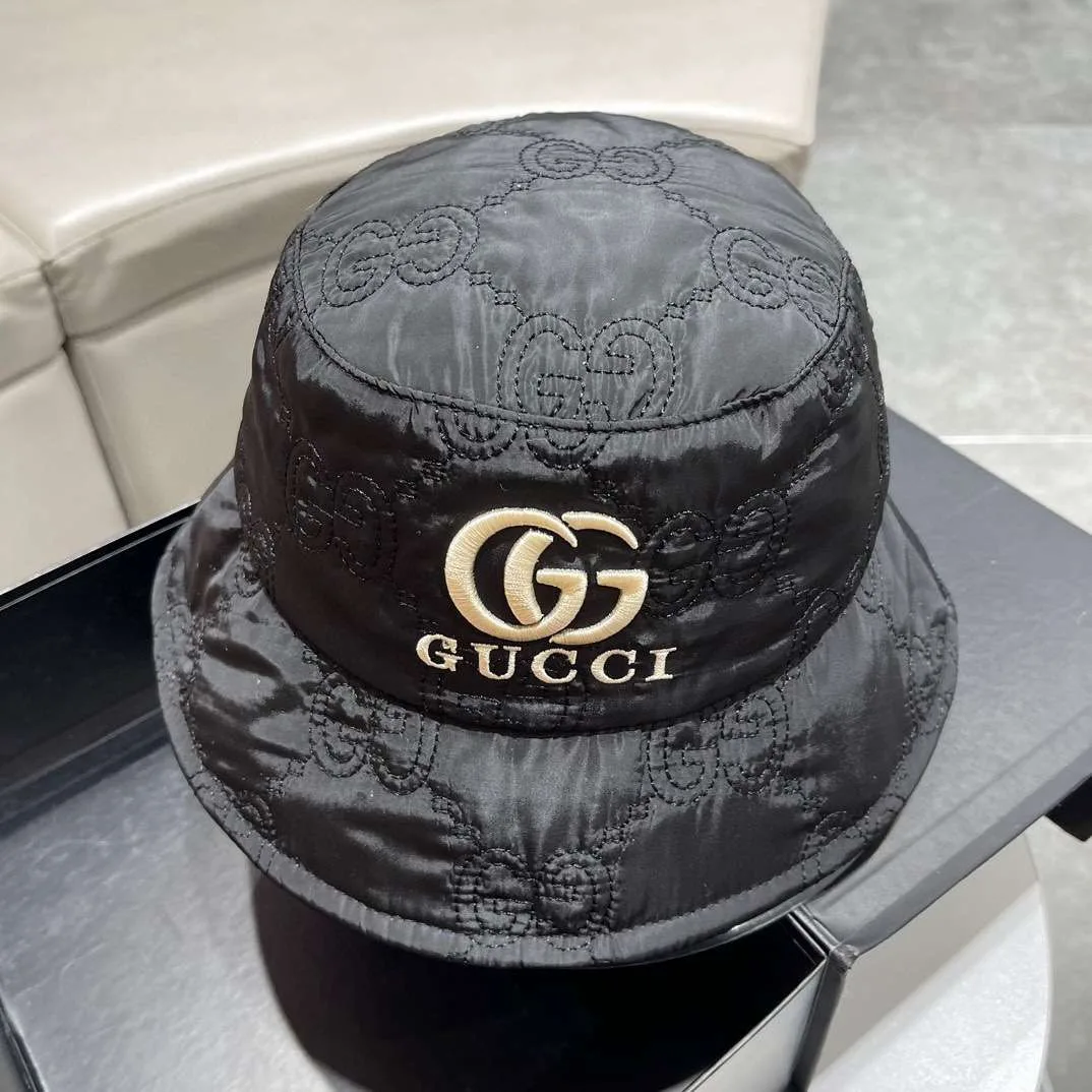Gucci Quilted Bucket Hat Black - Image 6