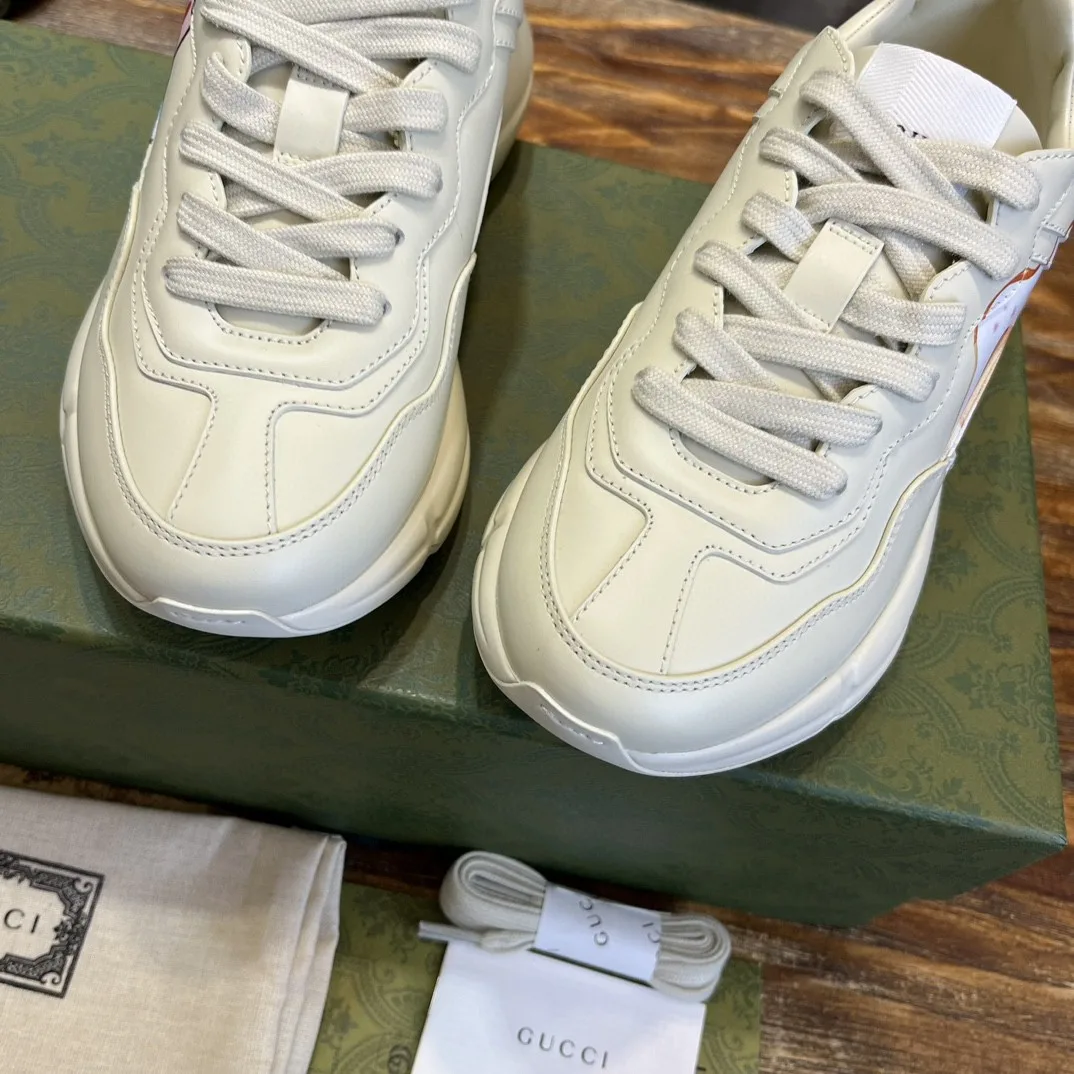 Gucci Rhyton Sneaker With Animal Print White - Image 5