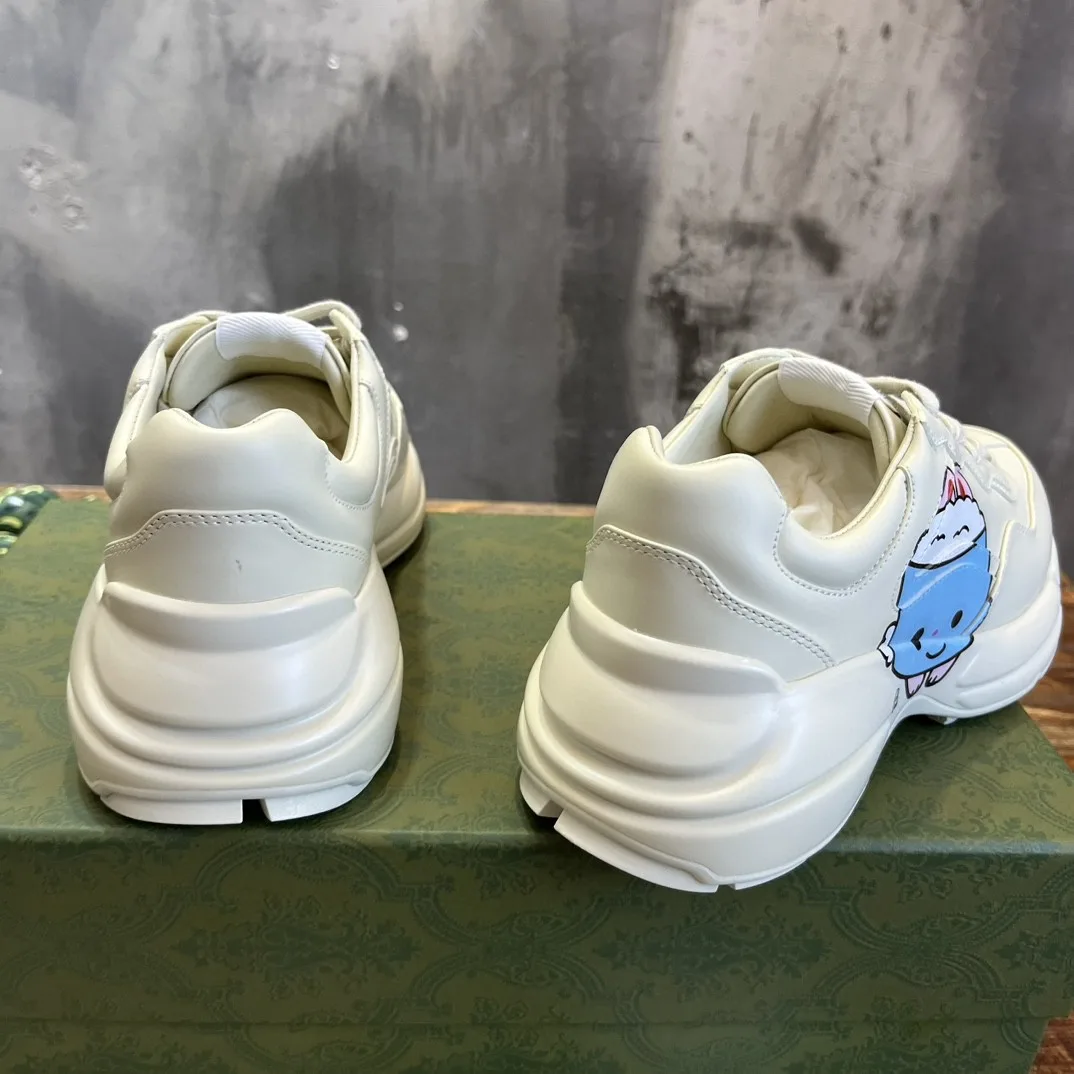 Gucci Rhyton Sneaker With Animal Print White - Image 3