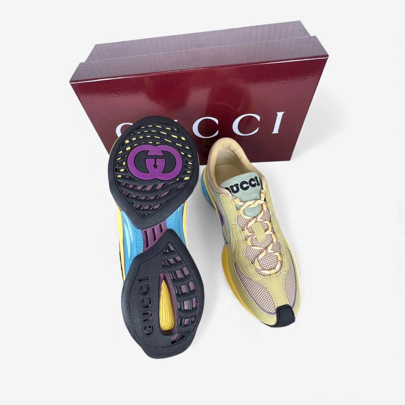 Gucci Women’s Gucci Run Sneaker Yellow - Image 5