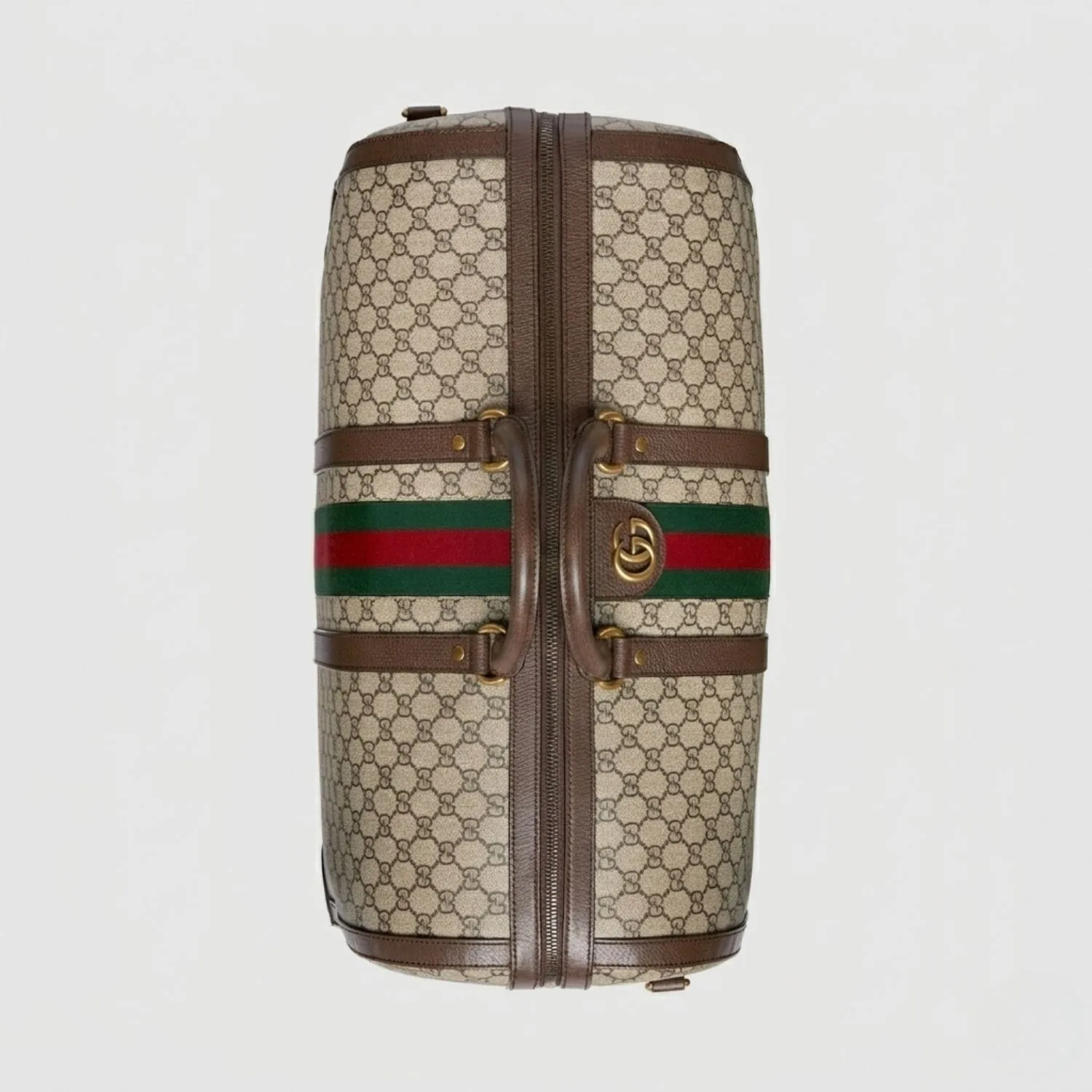 Gucci Savoy Large Duffle Bag / Beige Gold Hardware - Image 5