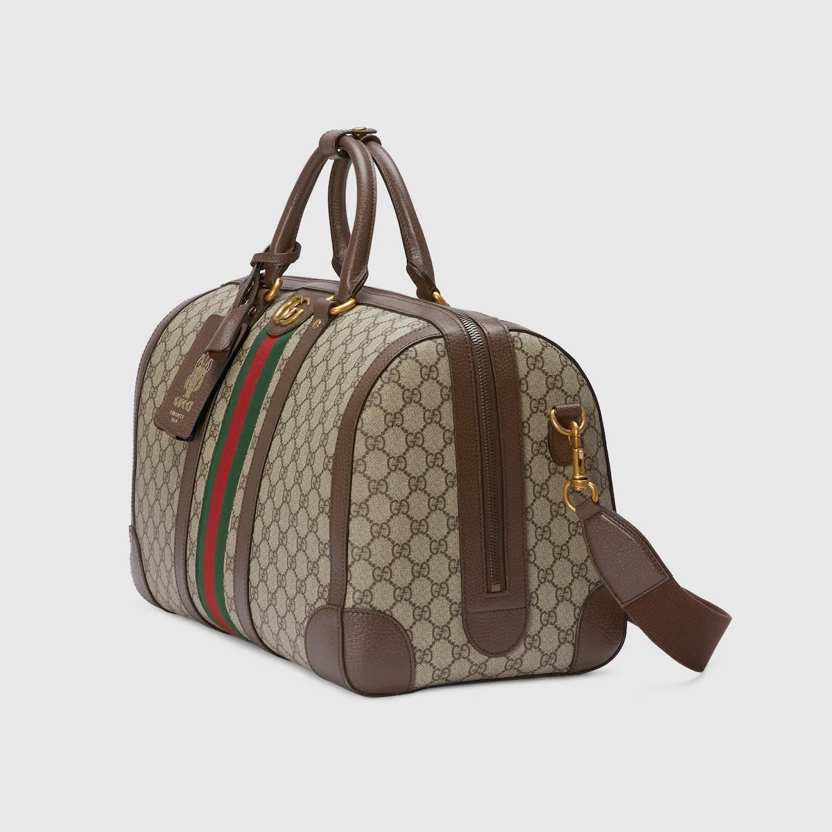 Gucci Savoy Medium Duffle Bag Beige / - Image 8