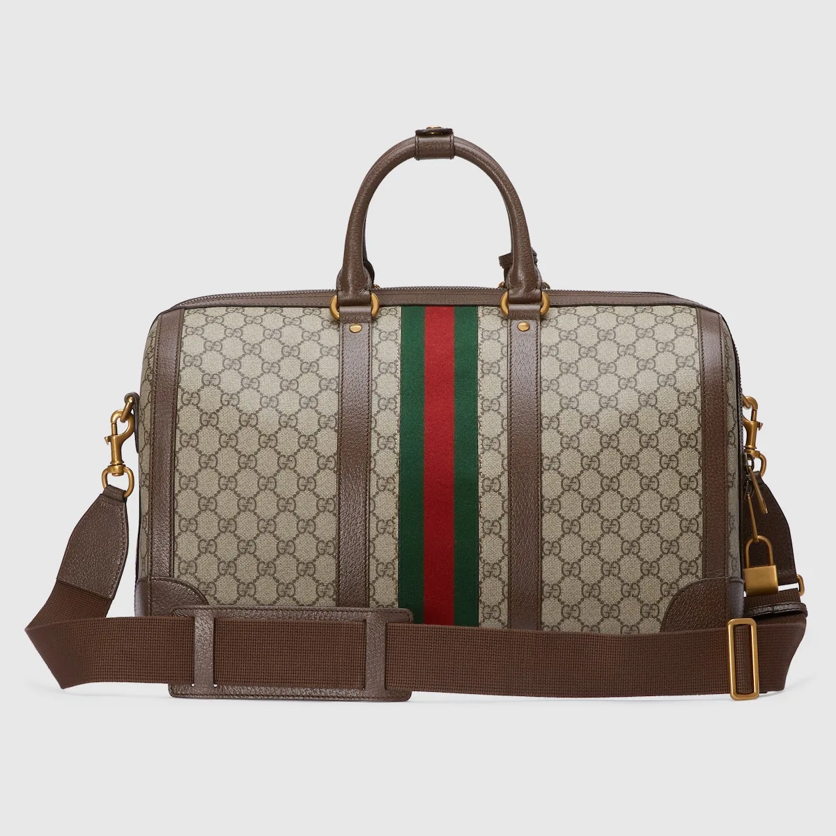 Gucci Savoy Medium Duffle Bag Beige / - Image 7