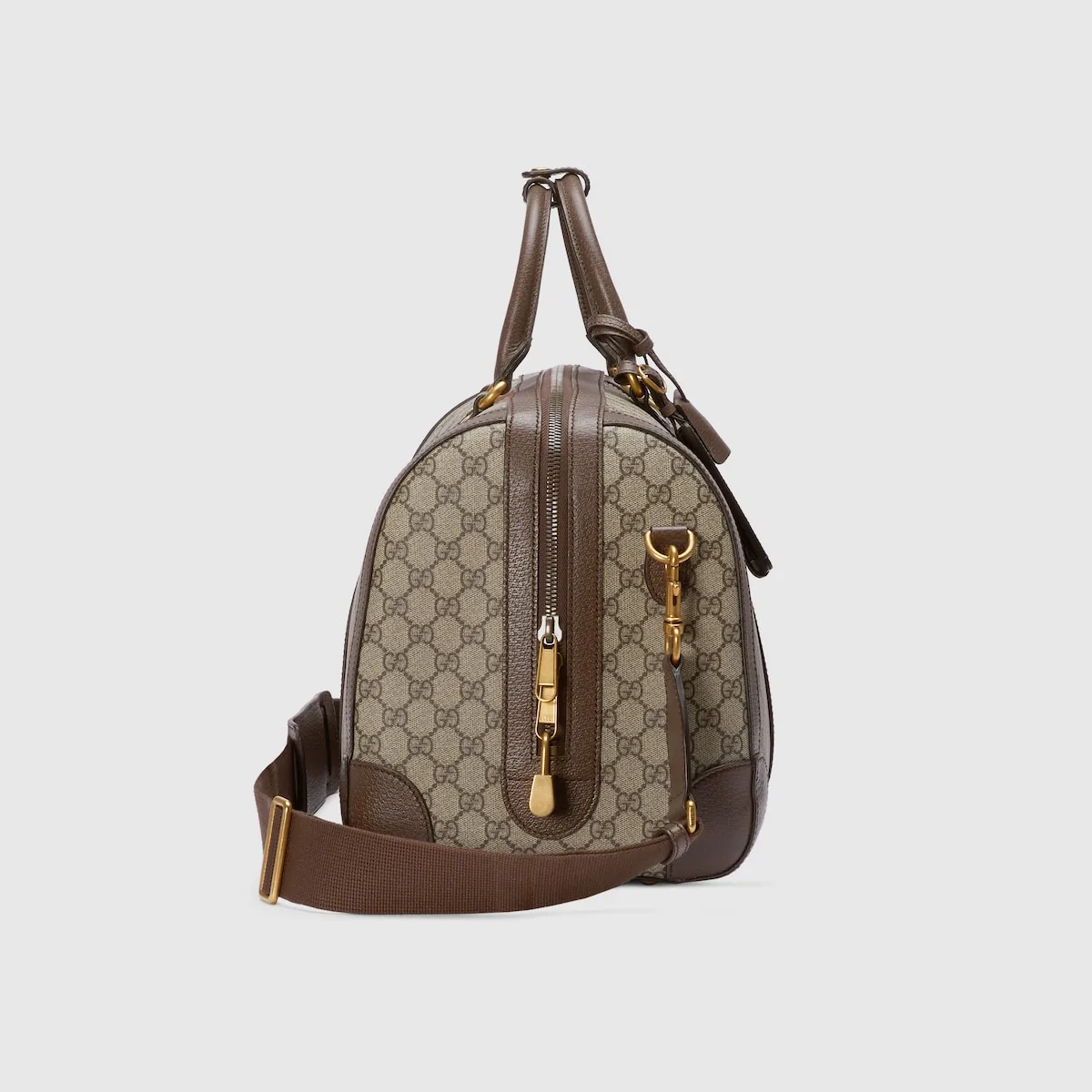 Gucci Savoy Medium Duffle Bag Beige / - Image 6