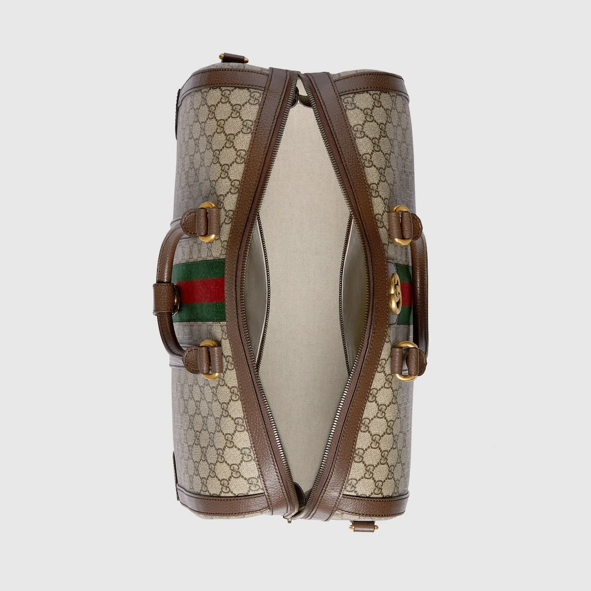 Gucci Savoy Medium Duffle Bag Beige / - Image 4