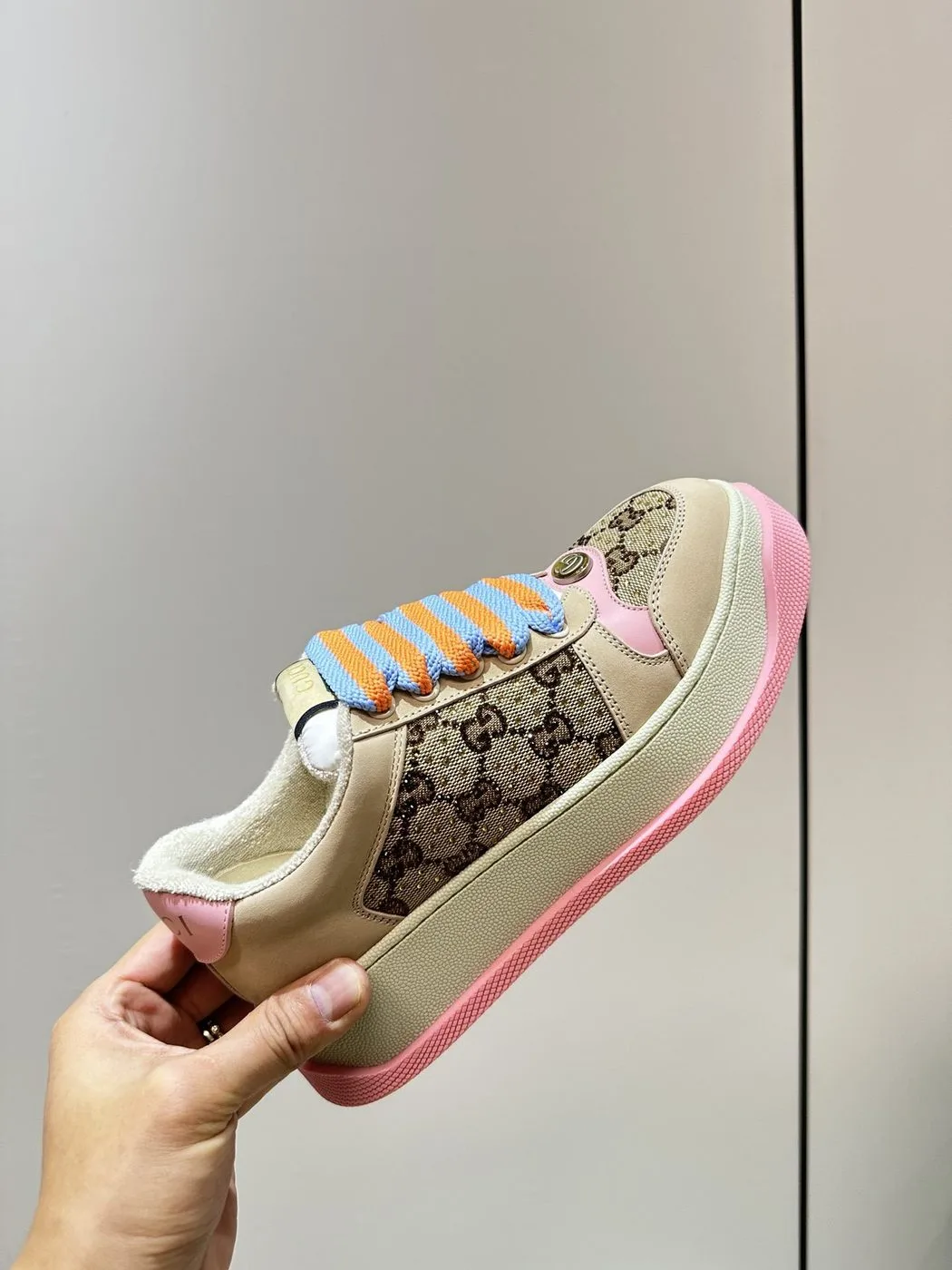 Alternative view of Gucci Screener Sneaker Pink