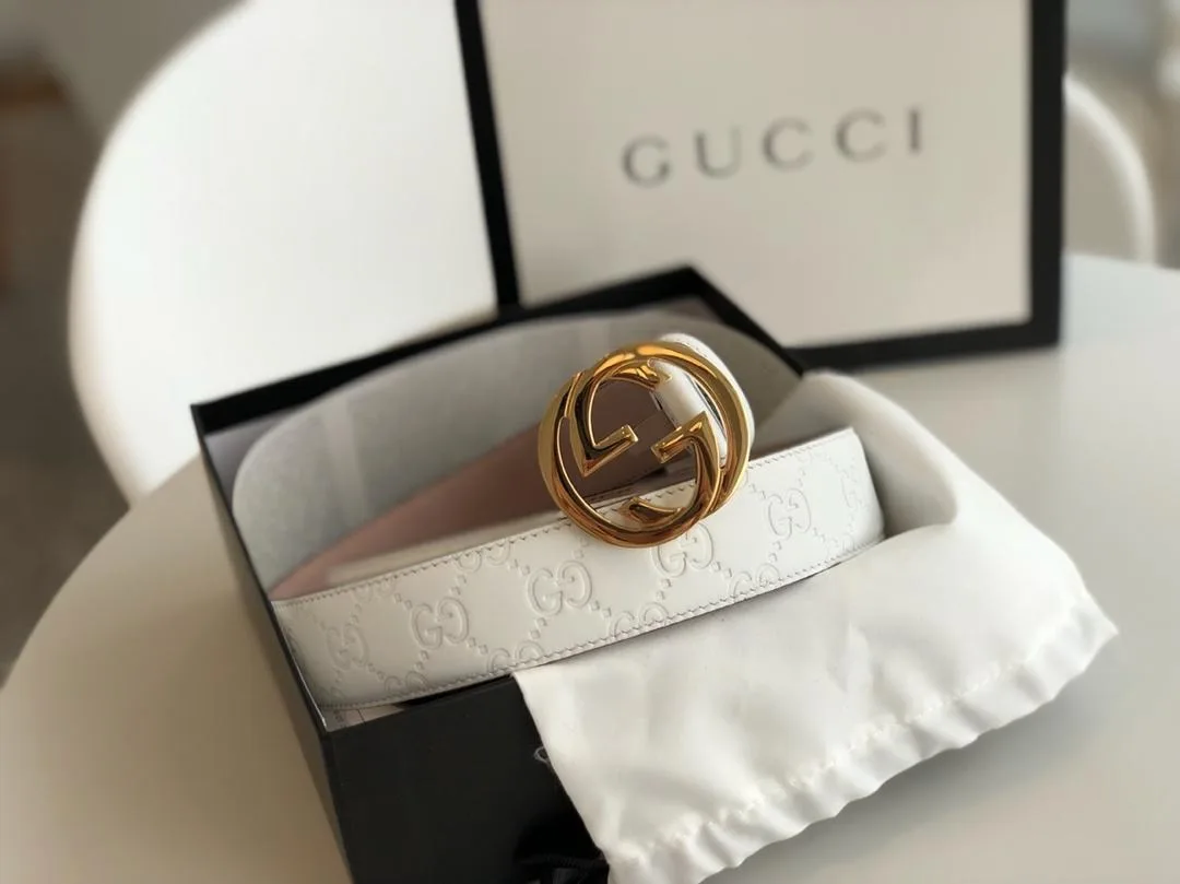Gucci Belt White