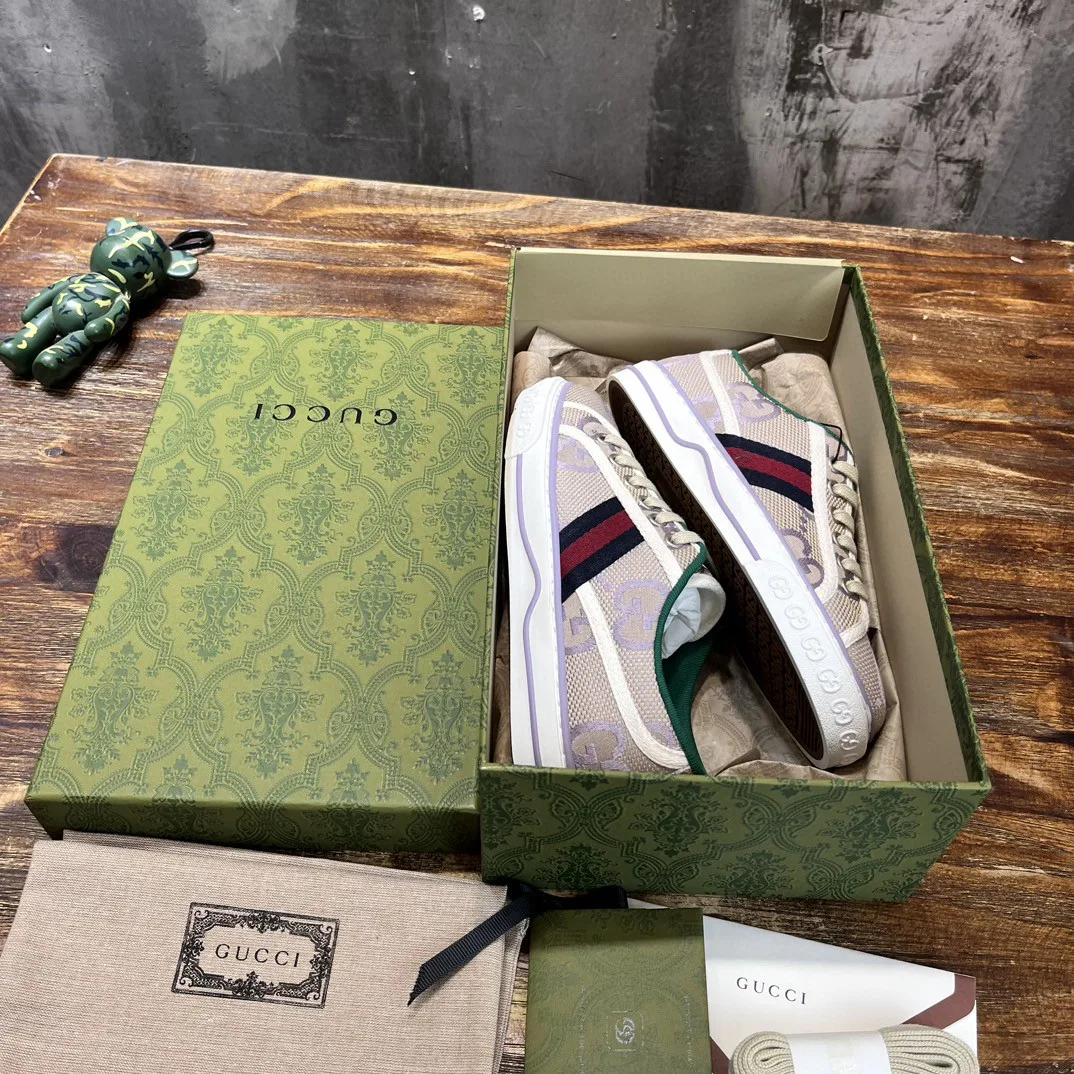 Gucci Tennis 1977 Sneaker Grey - Image 3