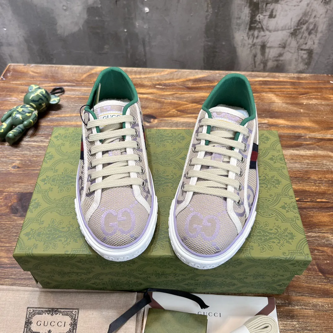 Gucci Tennis 1977 Sneaker Grey - Image 4