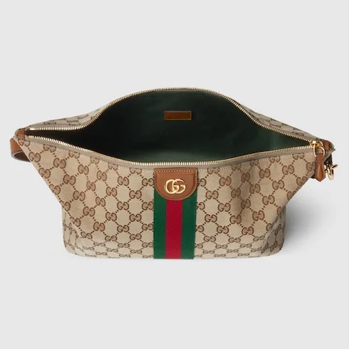 Gucci Vanity Medium Top Handle Bag / Beige/ Brown Gold Hardware - Image 9