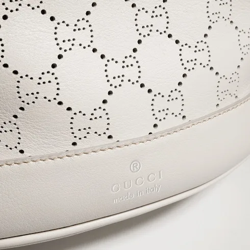 Gucci Venice Small Bucket Bag / White Palladium Hardware - Image 10