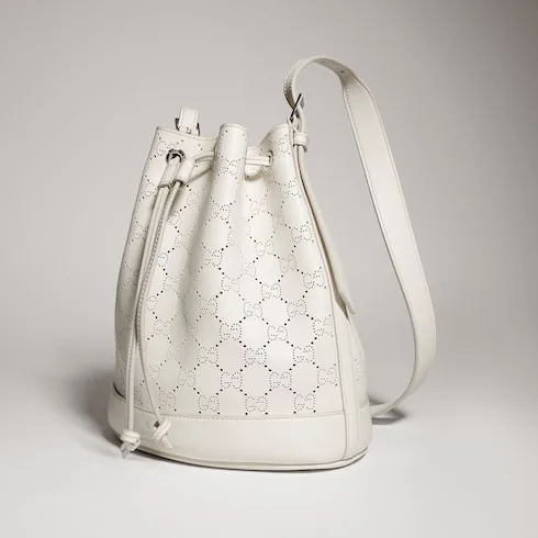 Gucci Venice Small Bucket Bag / White Palladium Hardware - Image 7