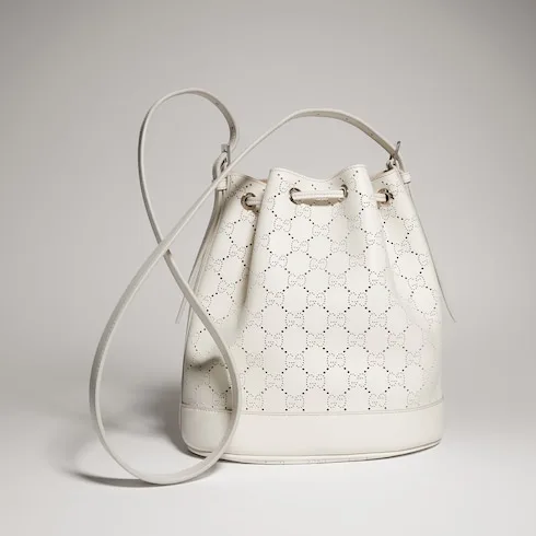 Gucci Venice Small Bucket Bag / White Palladium Hardware - Image 4