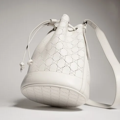 Gucci Venice Small Bucket Bag / White Palladium Hardware - Image 6