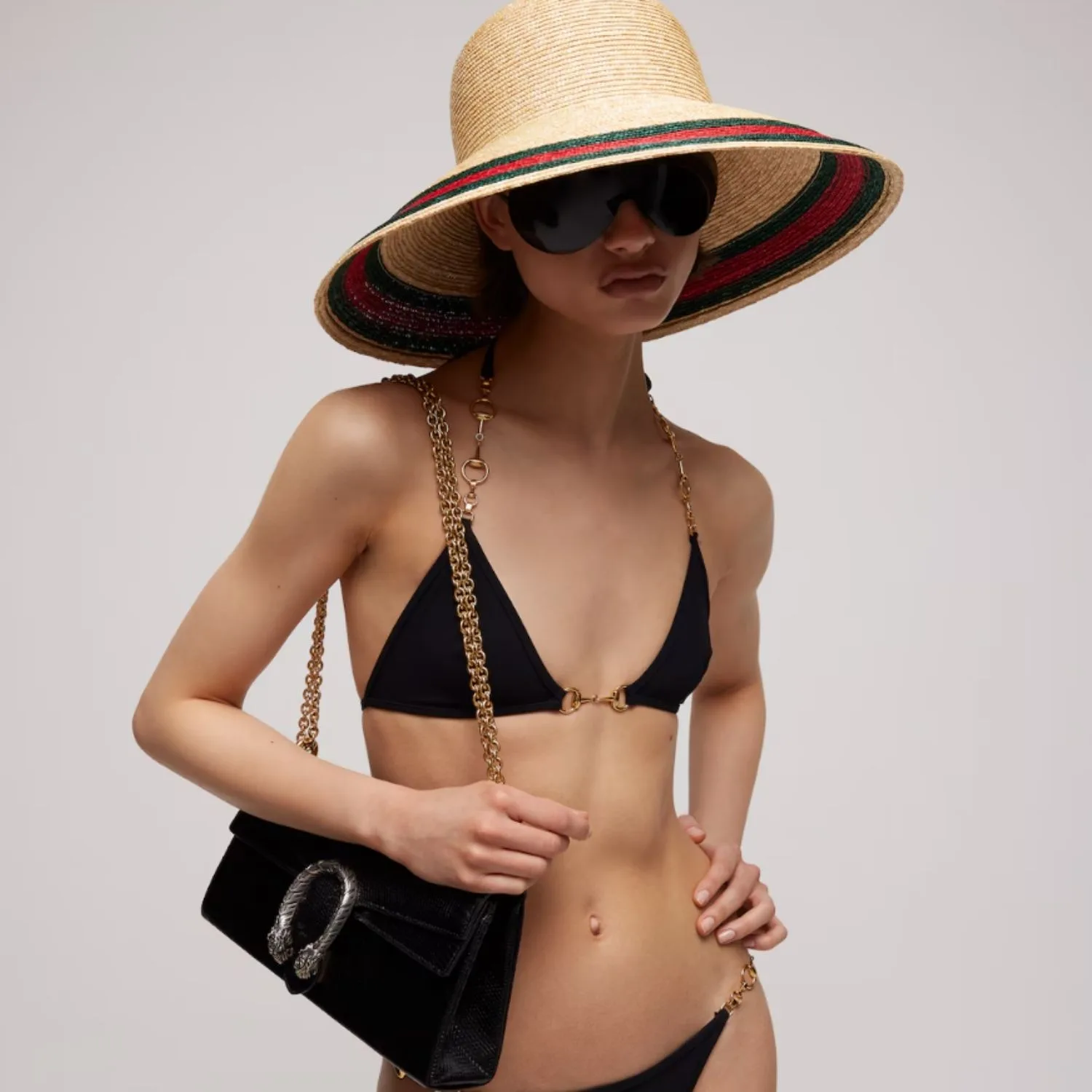 Alternative view of Gucci Woven Hat Beige
