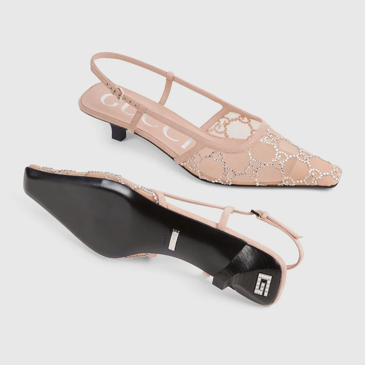 Gucci Slingback Pump Beige - Image 3