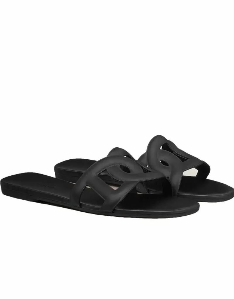Chanel Sling Back Tweed Sandals Pink - Image 7