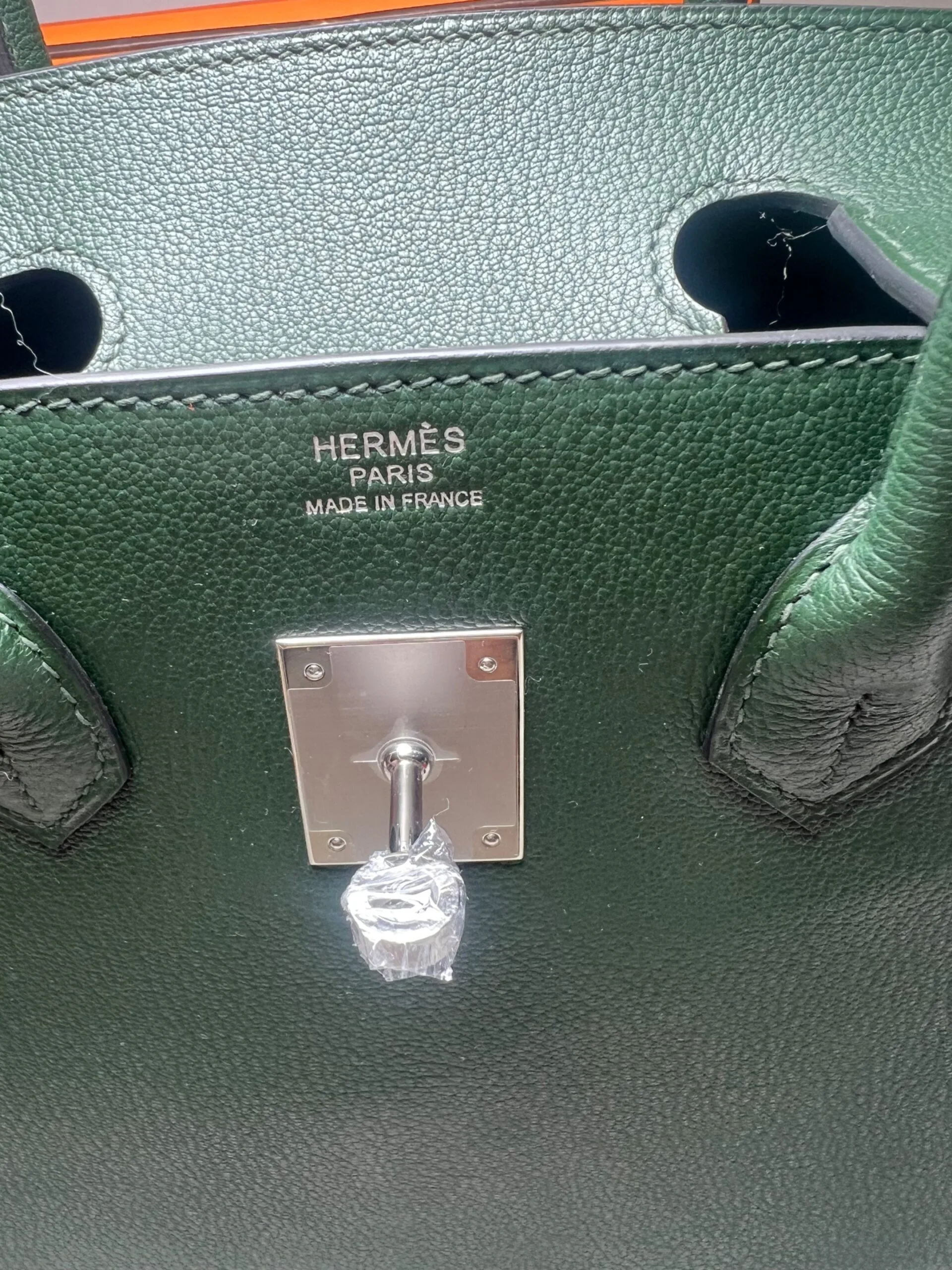 Hermes Birkin 30 Top Handle Bag / Togo Etoupe Silver Hardware - Image 6