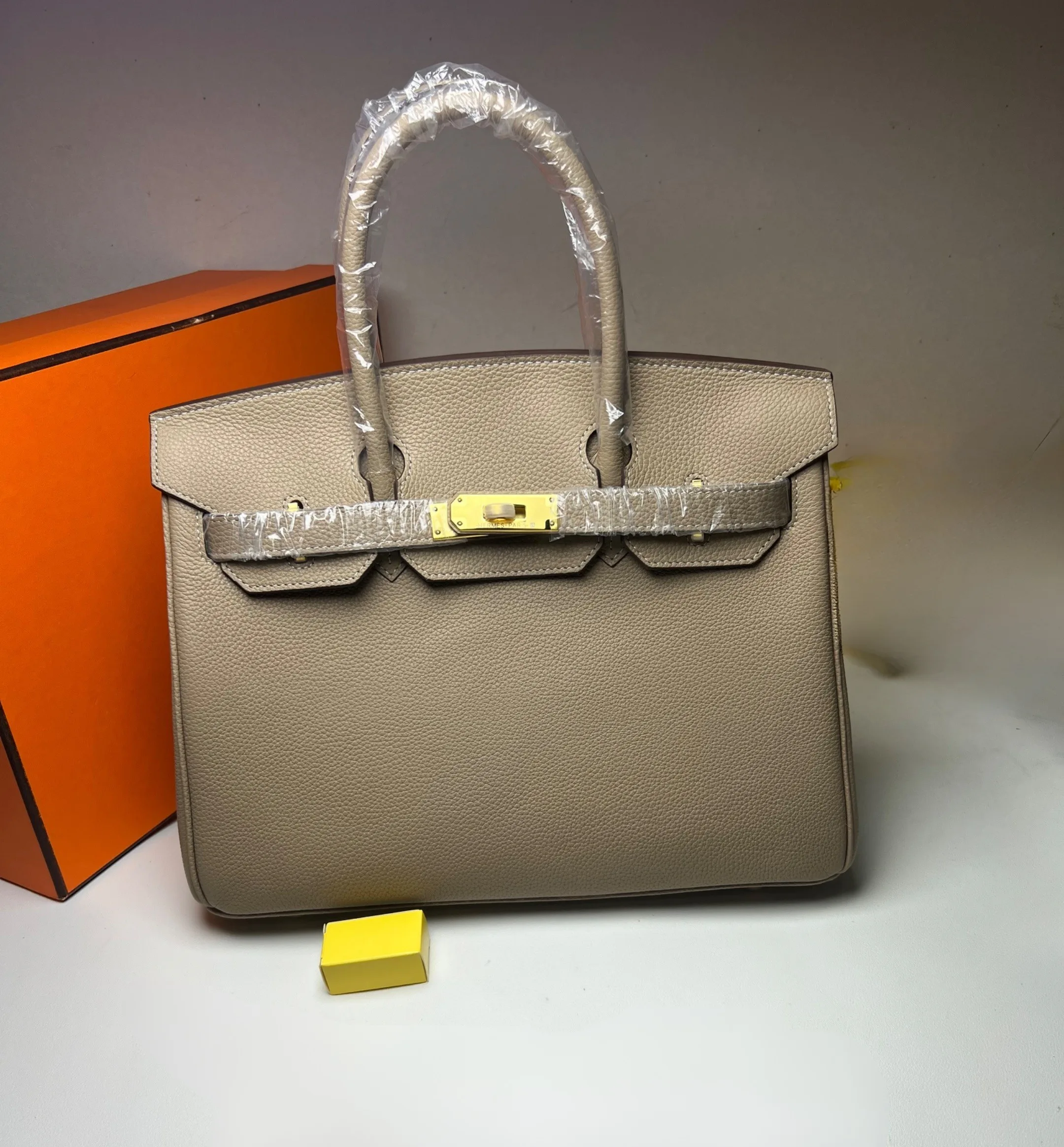 Alternative view of Hermes Birkin 30 Beton Togo Light Brown /