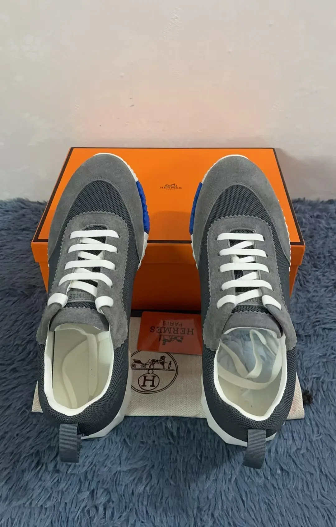 Alternative view of Hermes Bouncing Sneakers Grey