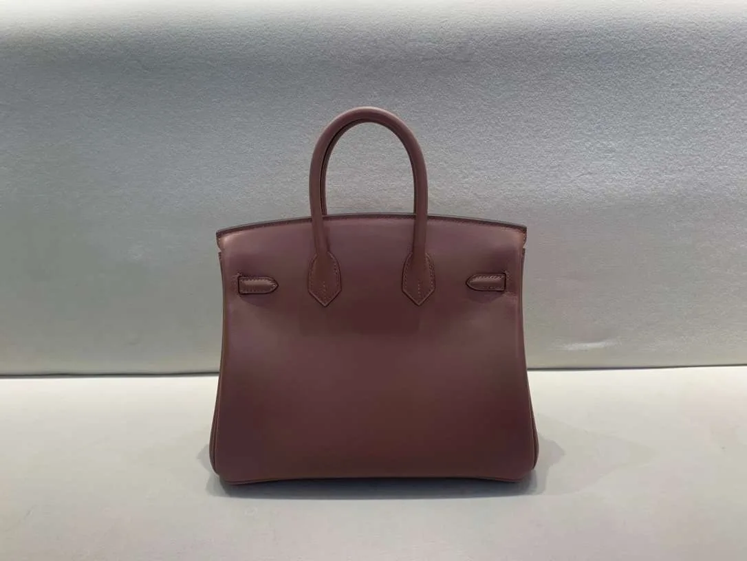 Hermes Birkin 25 Beton Swift Bordeaux / - Image 3