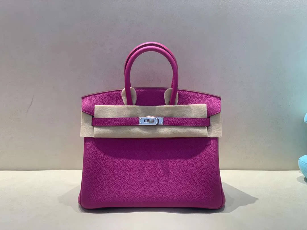 Alternative view of Hermes Brikin 25 Beton Togo Brown /