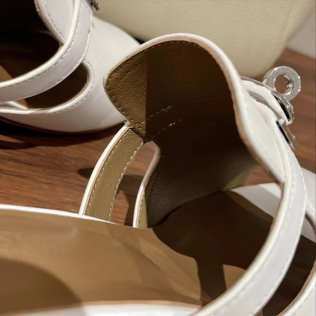 Hermes Candy Sandal White - Image 5