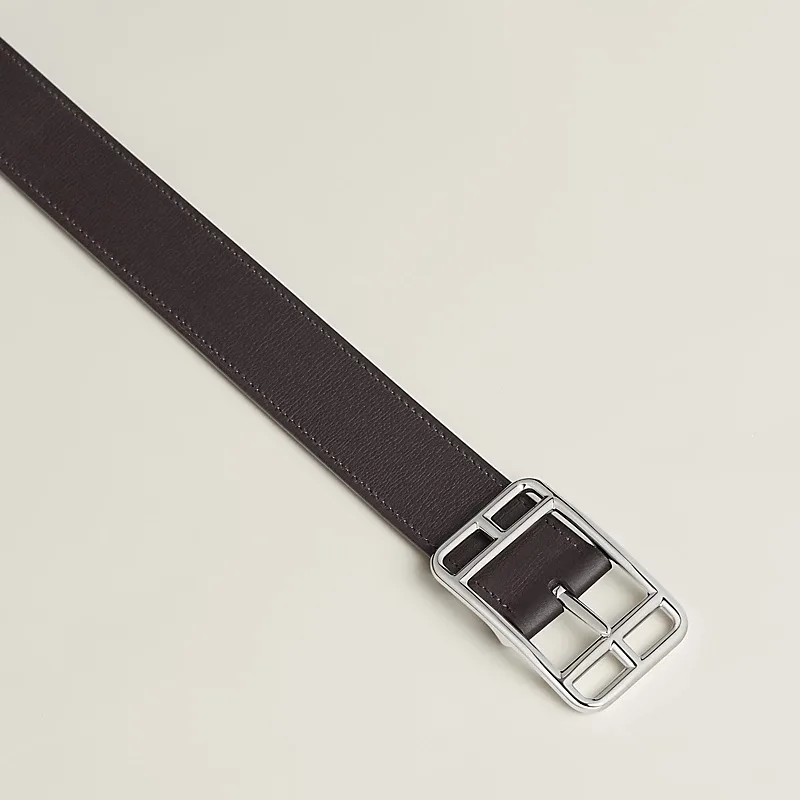 Hermes Cape Cod Reversible Belt Macassar/ Brown - Image 4