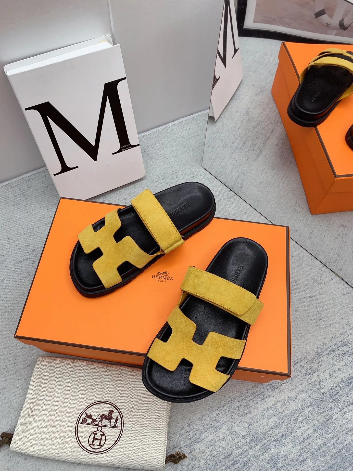 Hermes Chypre Sandal Yellow - Image 10