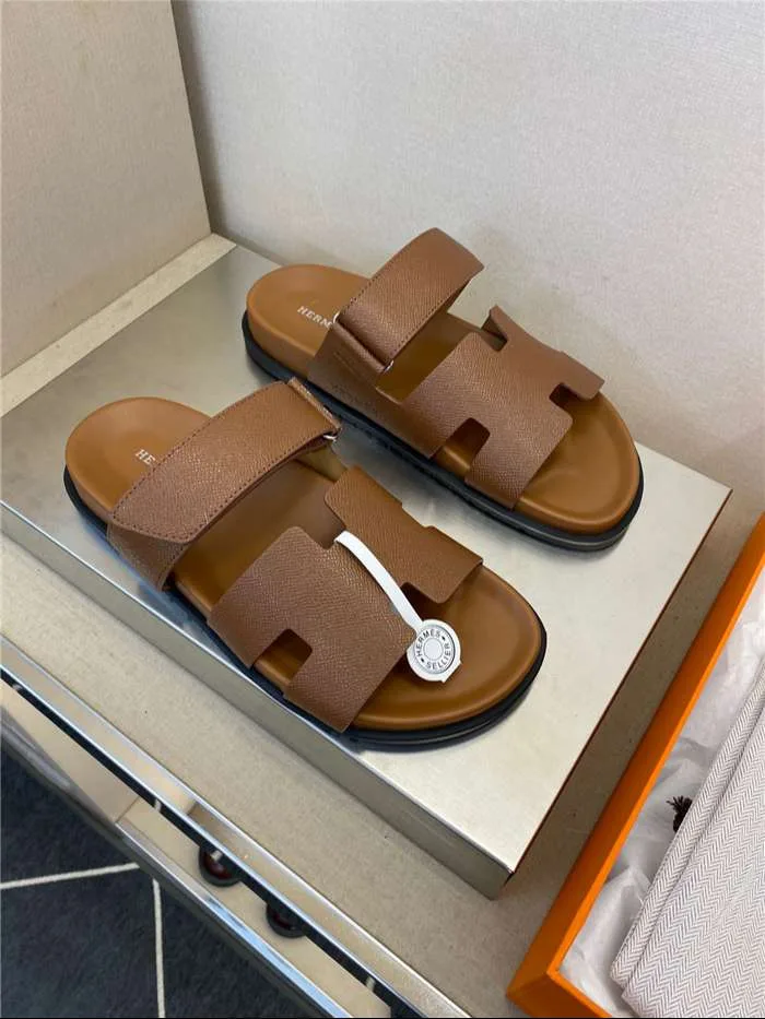 Hermes Chypre Sandal Dark Brown - Image 5