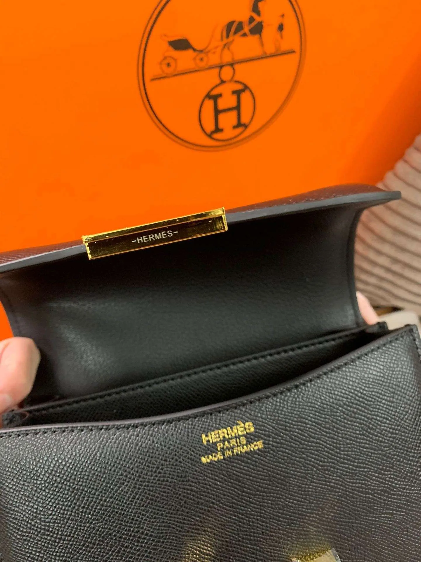 Hermes Constance Black/Brown/Khaki Green/White / - Image 32