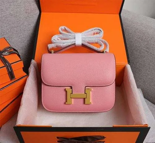 Hermes Constance 18 Crossbody Bag / Pink Gold Hardware - Image 10