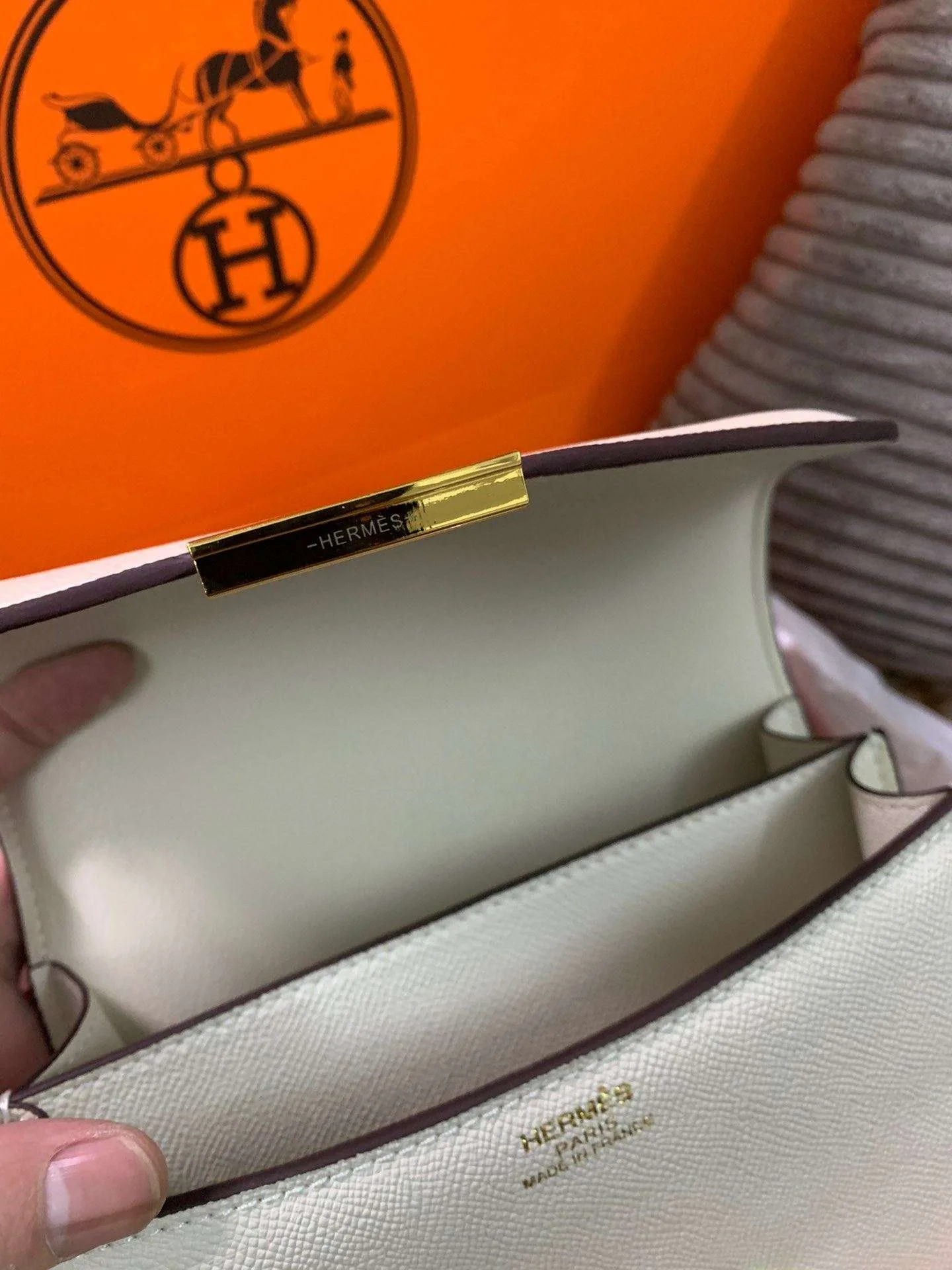 Hermes Constance Black/Brown/Khaki Green/White / - Image 7