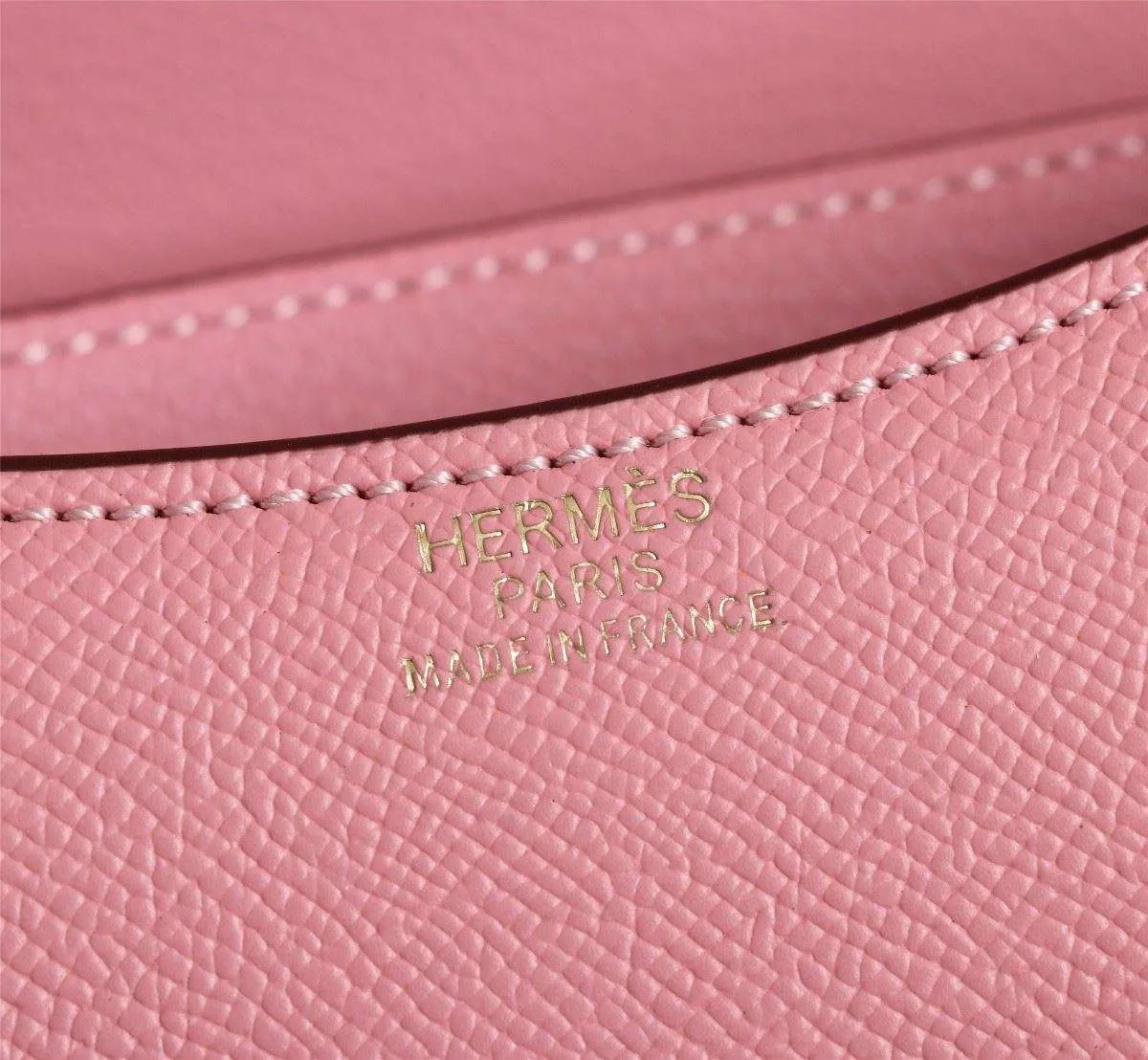 Hermes Constance 18 Crossbody Bag / Pink Gold Hardware - Image 6