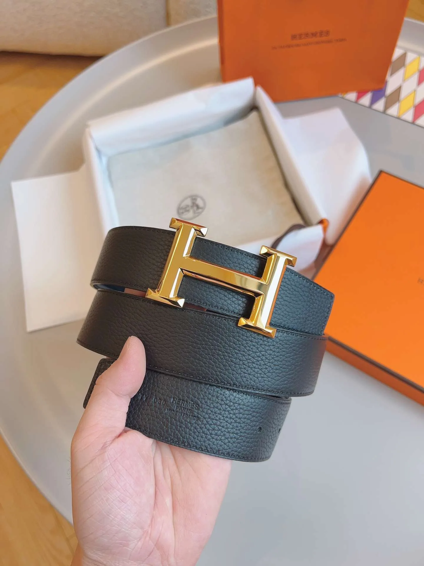 Hermes Constance Belt Buckle Black - Image 4