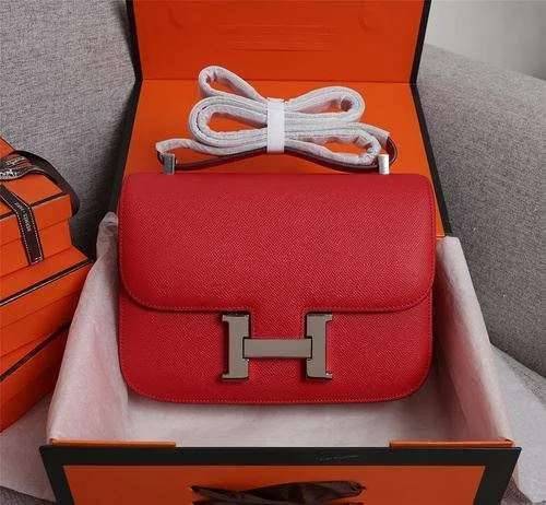 Alternative view of Hermes Constance Handbag Red /
