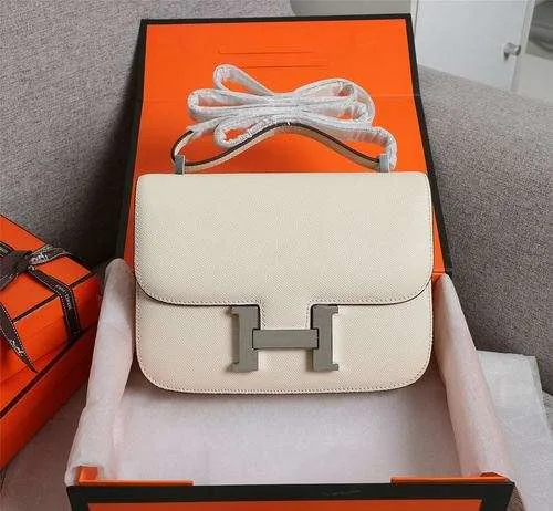 Alternative view of Hermes Constance Handbag Off White /