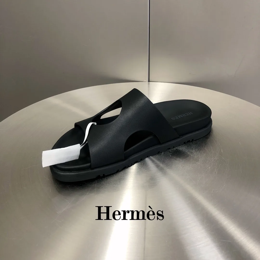 Hermes Edith Sandal Black - Image 10