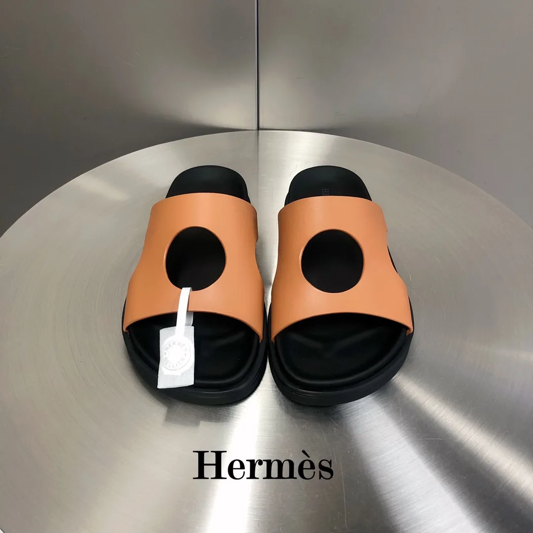 Hermes Edith Sandal Orange - Image 10