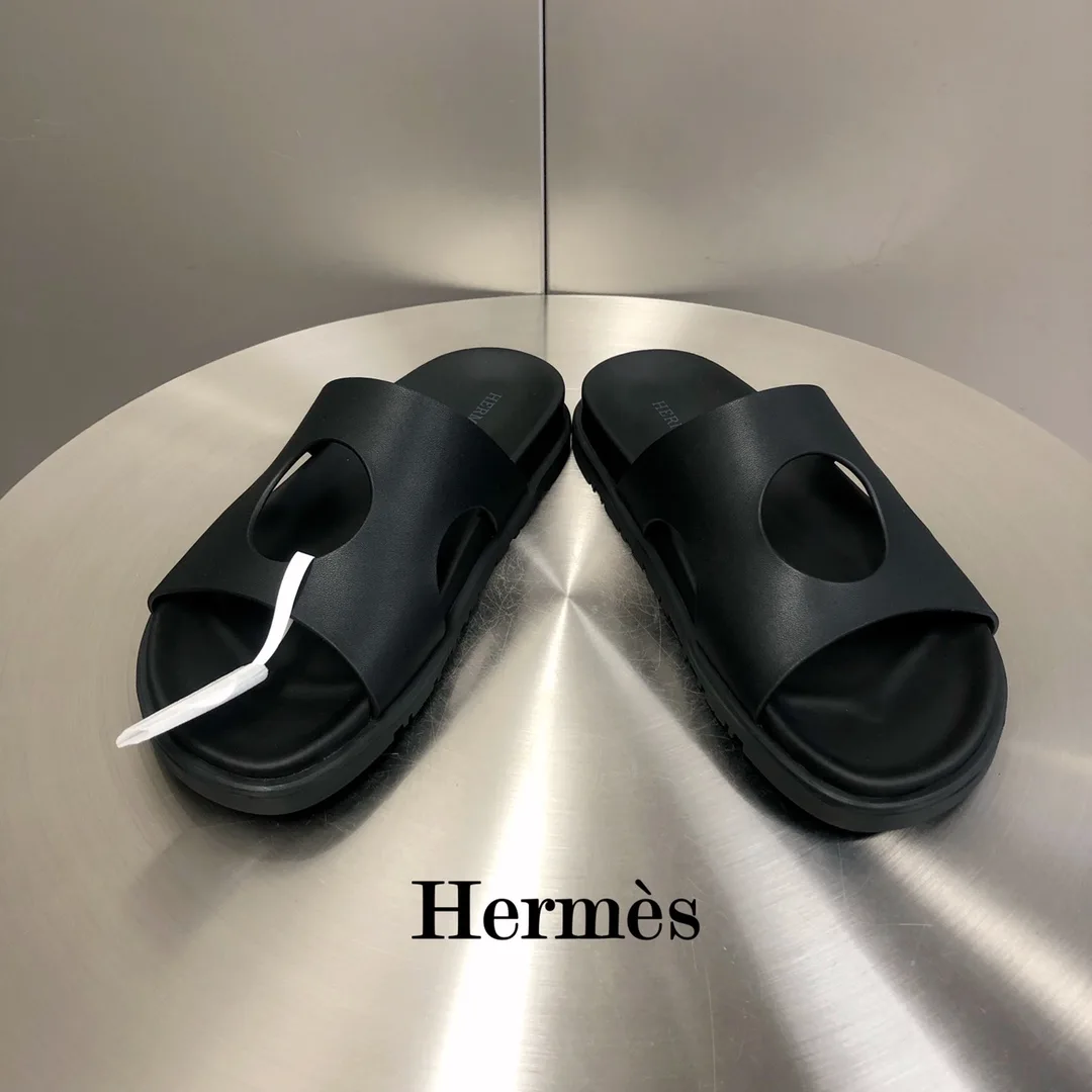 Hermes Edith Sandal Black - Image 8
