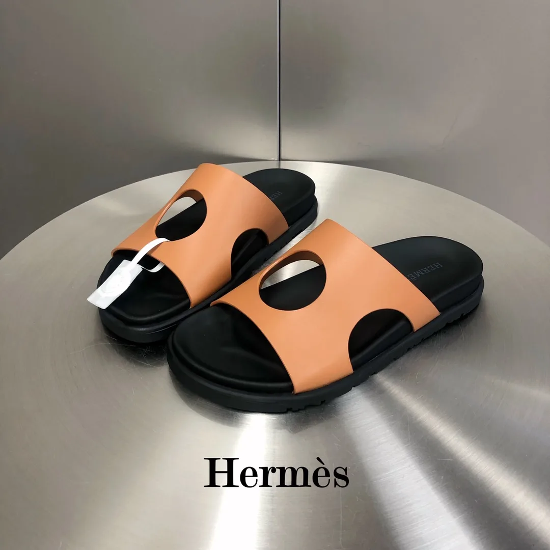 Hermes Edith Sandal Orange - Image 7