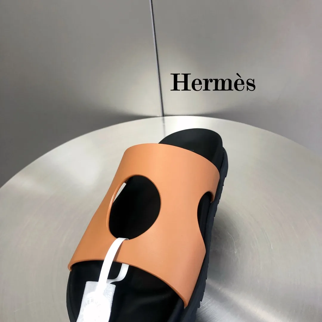 Hermes Edith Sandal Orange - Image 8