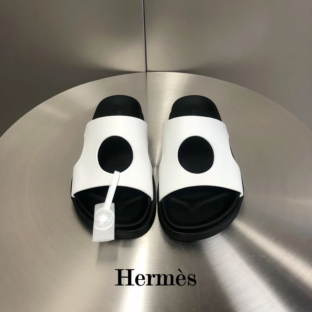 Hermes Edith Sandal White - Image 6