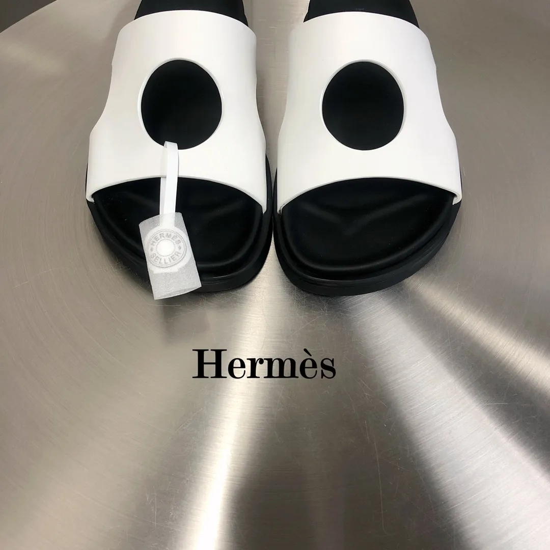 Hermes Edith Sandal White - Image 5